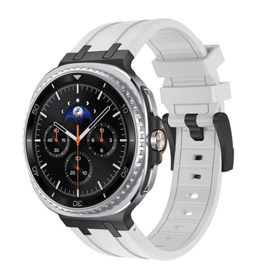 NEW AP Thick Silicone Band With Titanium Adapter For Samsung