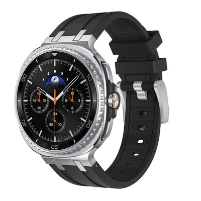 NEW AP Thick Silicone Band With Titanium Adapter For Samsung
