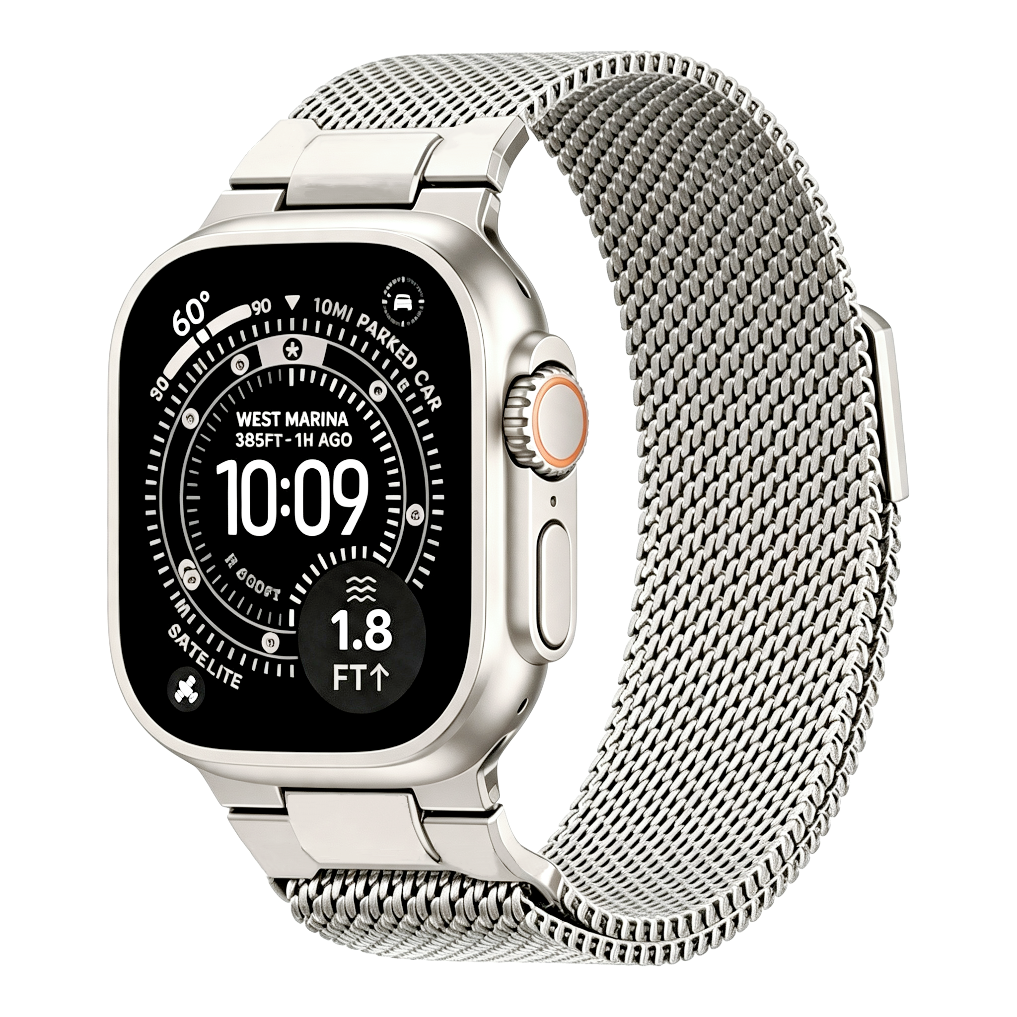 Mecha Milanese Loop Band For Apple Watch