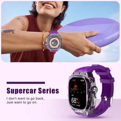 FS91 Luxury Translucent Smartwatch Case for Apple Watch Ultra-49mm