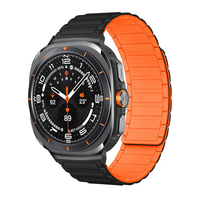 Sports Silicone Magnetic Band For Samsung Galaxy Watch/Ultra2/ Ultra/9/8/7/6/5/4