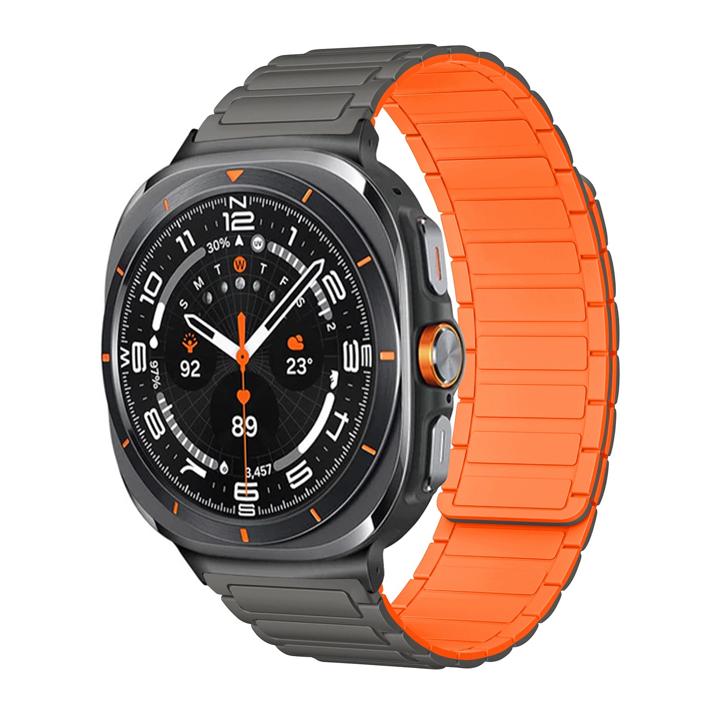 Sports Silicone Magnetic Band For Samsung Galaxy Watch/ Ultra/7/6/5/4
