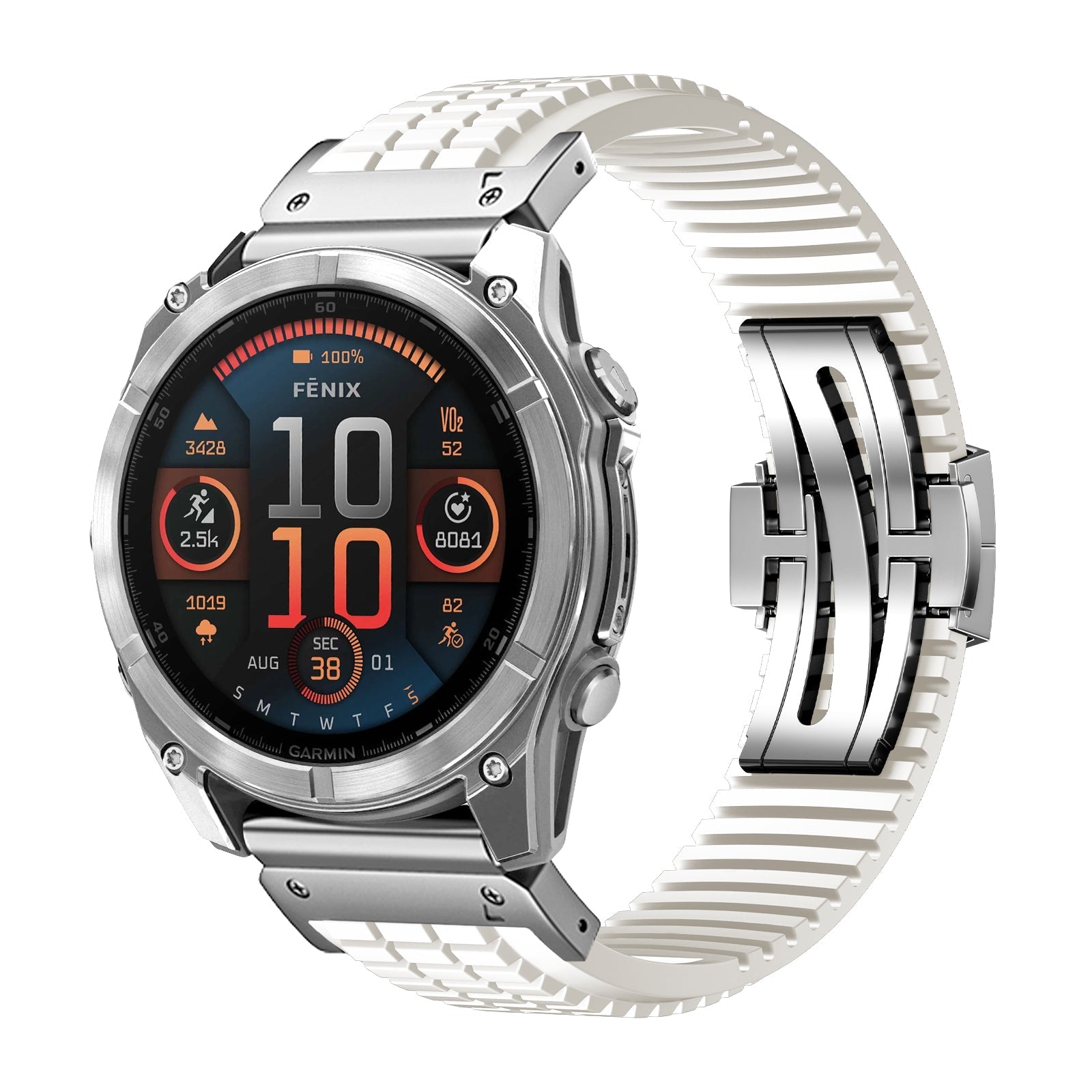 Cross-Country Fluororubber Strap Upgraded Version For Garmin