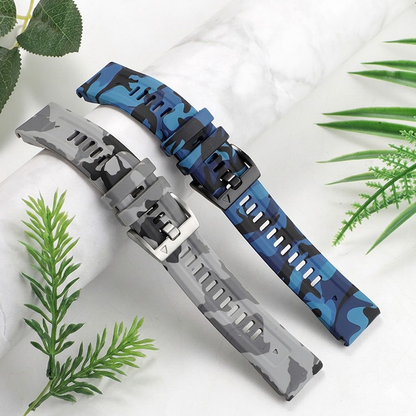Military-Grade Camo Sport Band for Garmin