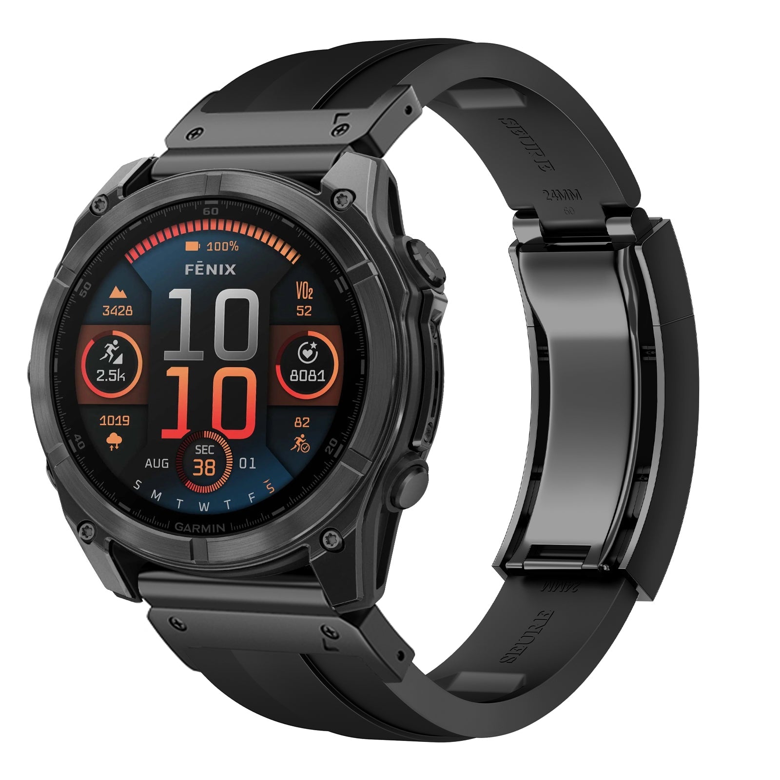 FKM Rubber Strap For Garmin
