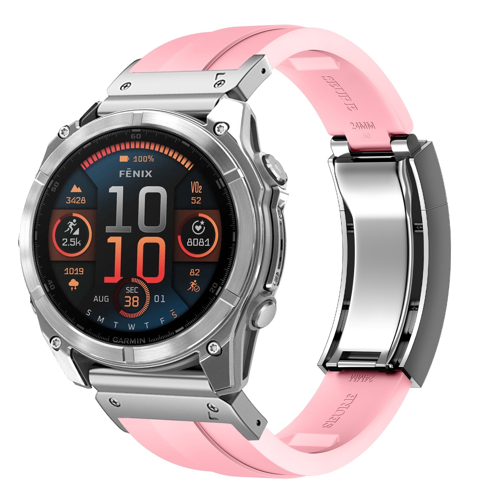 FKM Rubber Strap For Garmin