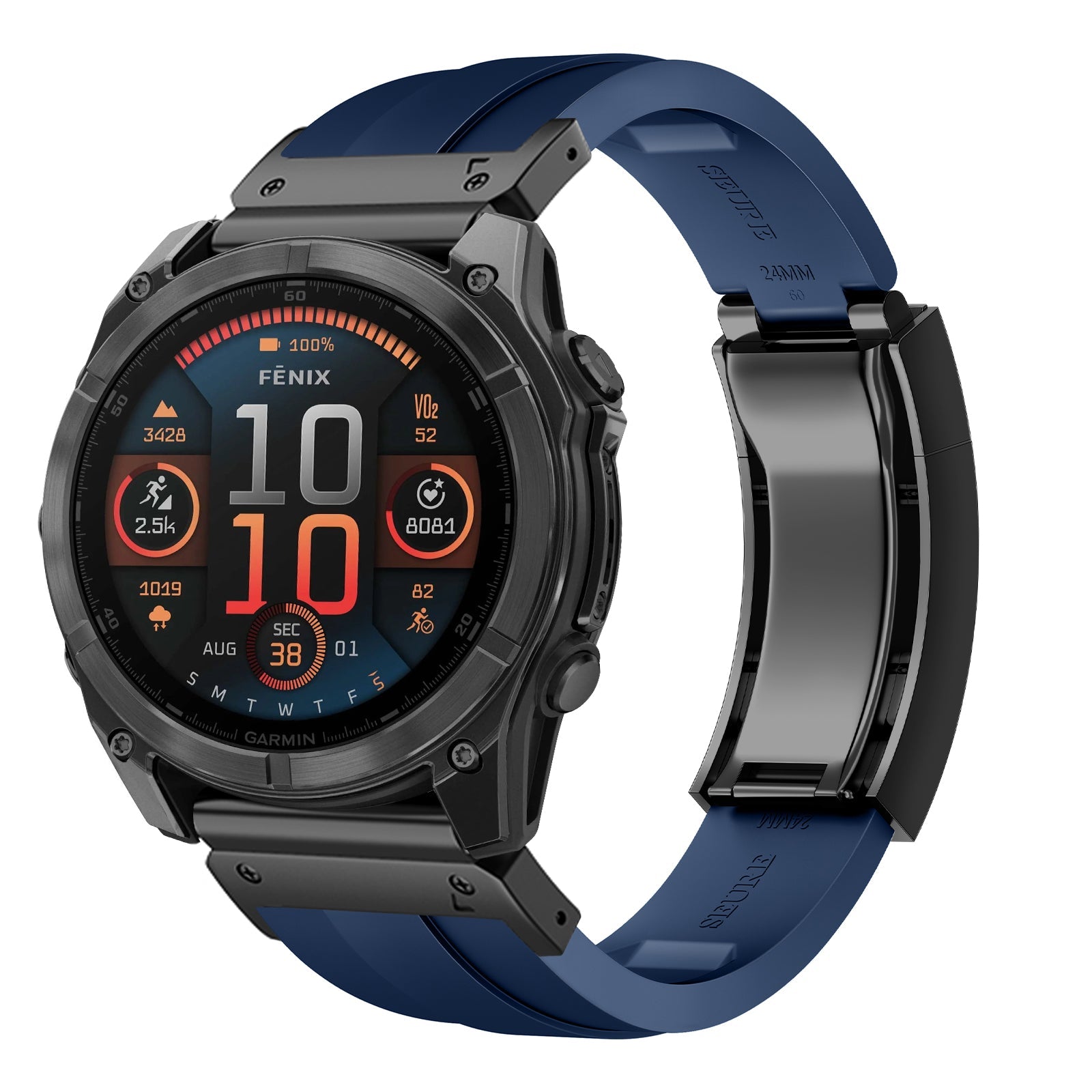 FKM Rubber Strap For Garmin