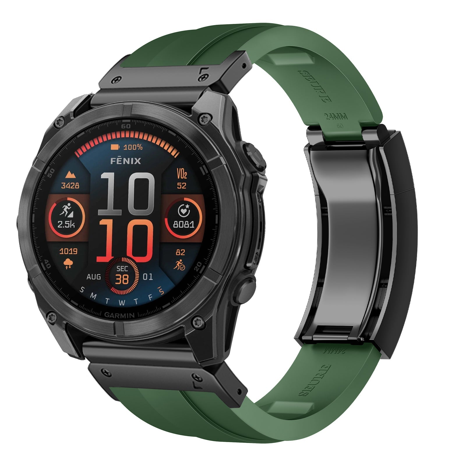 FKM Rubber Strap For Garmin