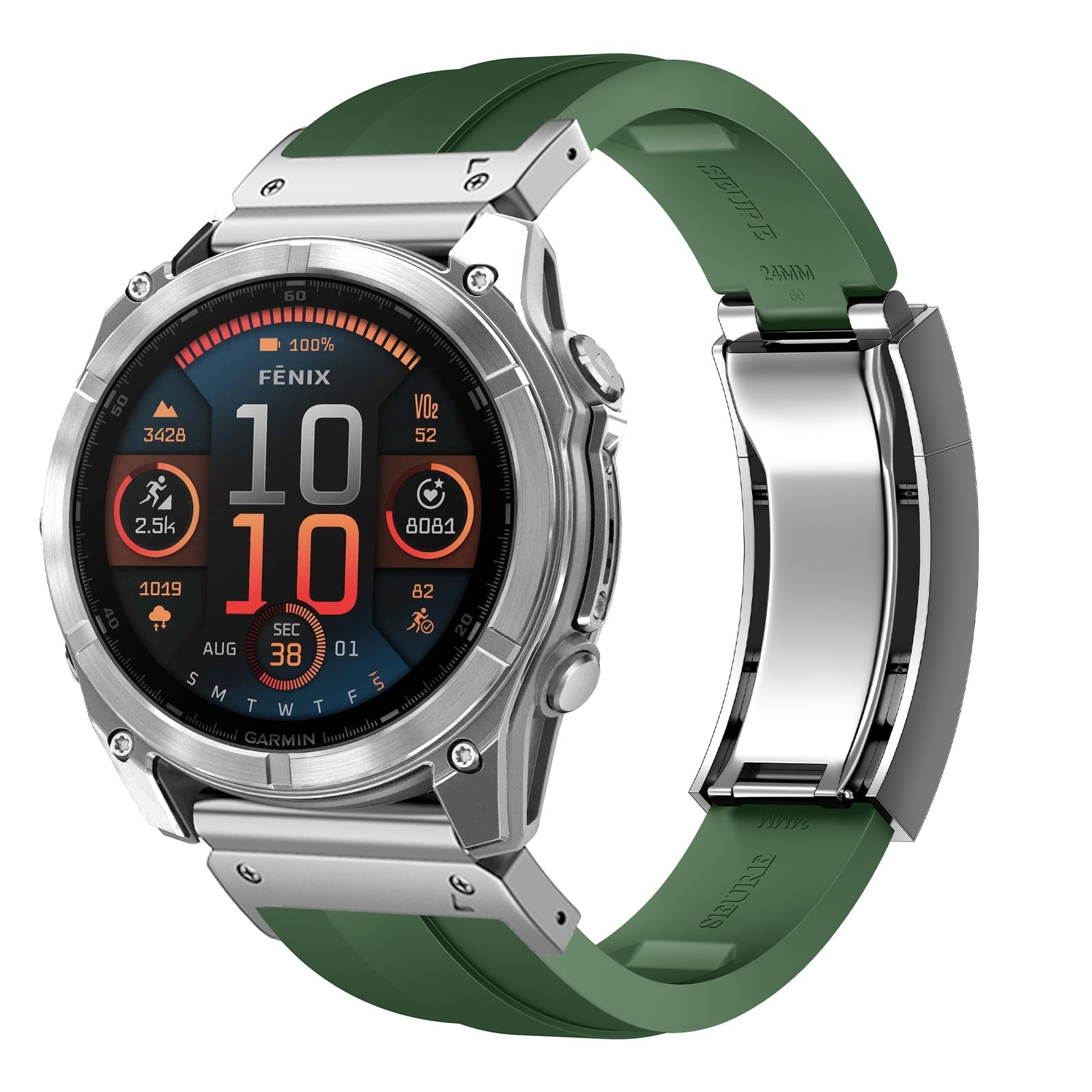 FKM Rubber Strap For Garmin