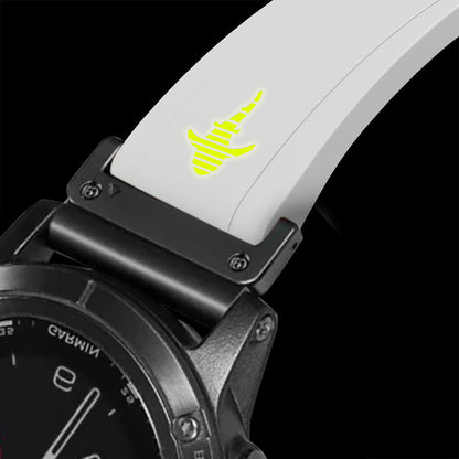 Luxury FKM Rubber Strap for Garmin - The Shark Edition