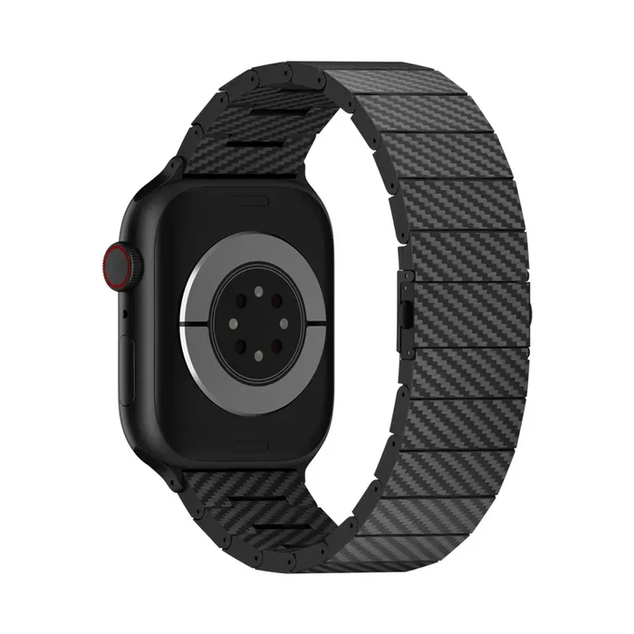 Carbon Fiber Apple Watch Band+Slim Aramid Fiber Protective Cover