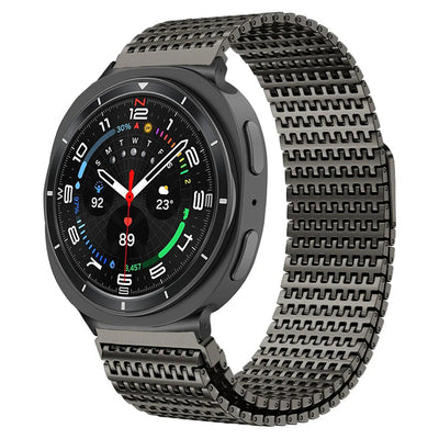 Designer Domino Stainless Steel Magnet Band ForGalaxy Watch Ultra/Ultra2/ Watch 9/8 / 8 Classic