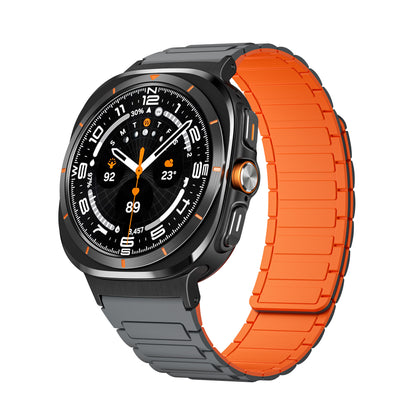 Sports Silicone Magnetic Band For Samsung Watch 7 Ultra