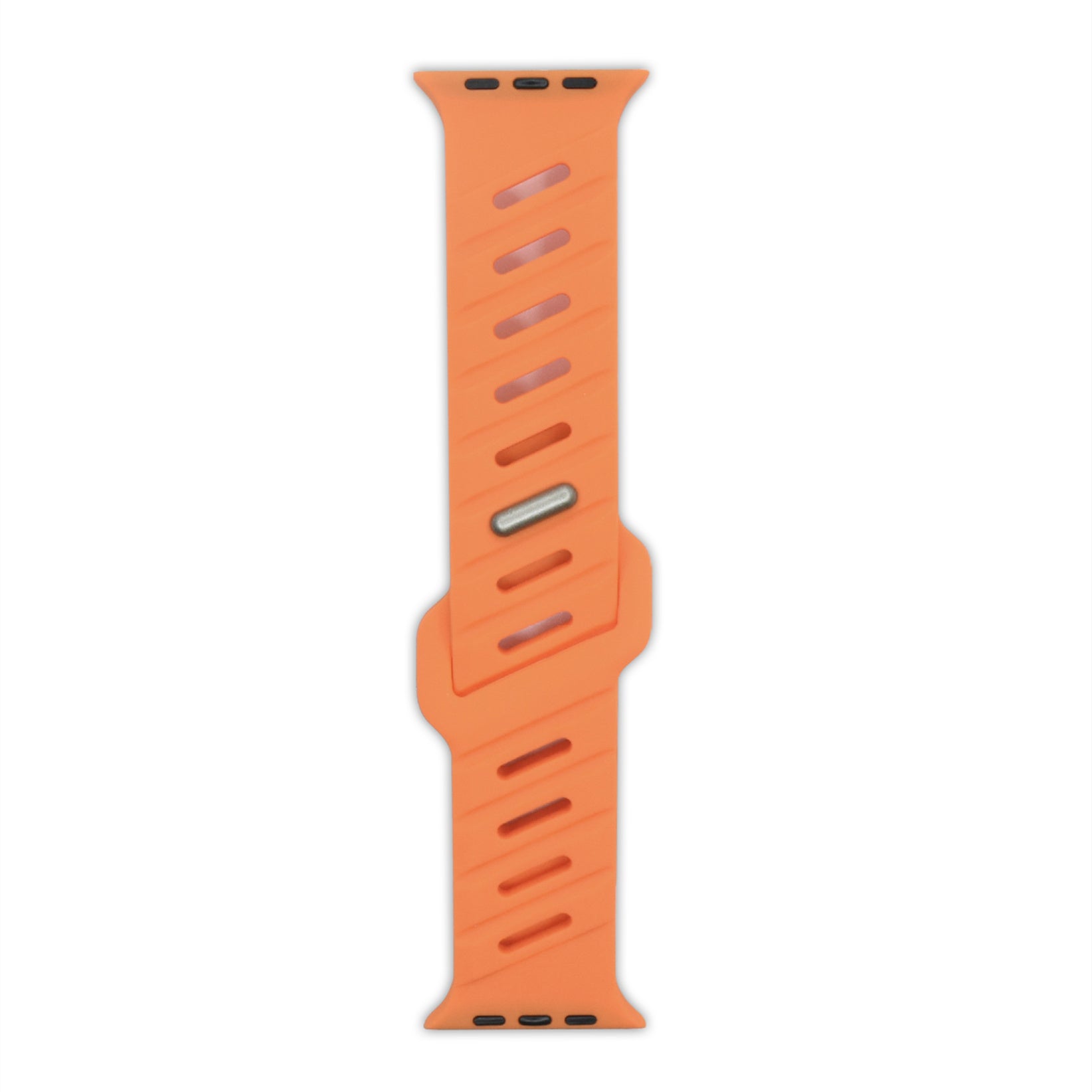 Asymmetric Oblique Hole Silicone Watch Strap for Apple Watch
