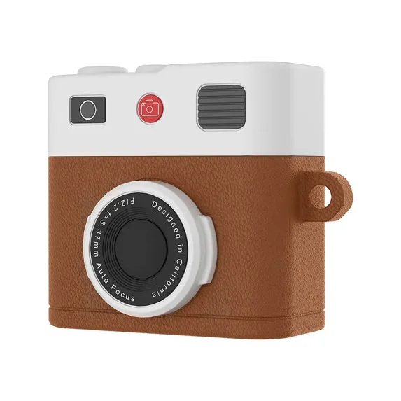 Camera Style Silicone AirPods Case