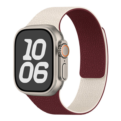 Texture Design-Magnetic Silicone Strap for Apple Watch