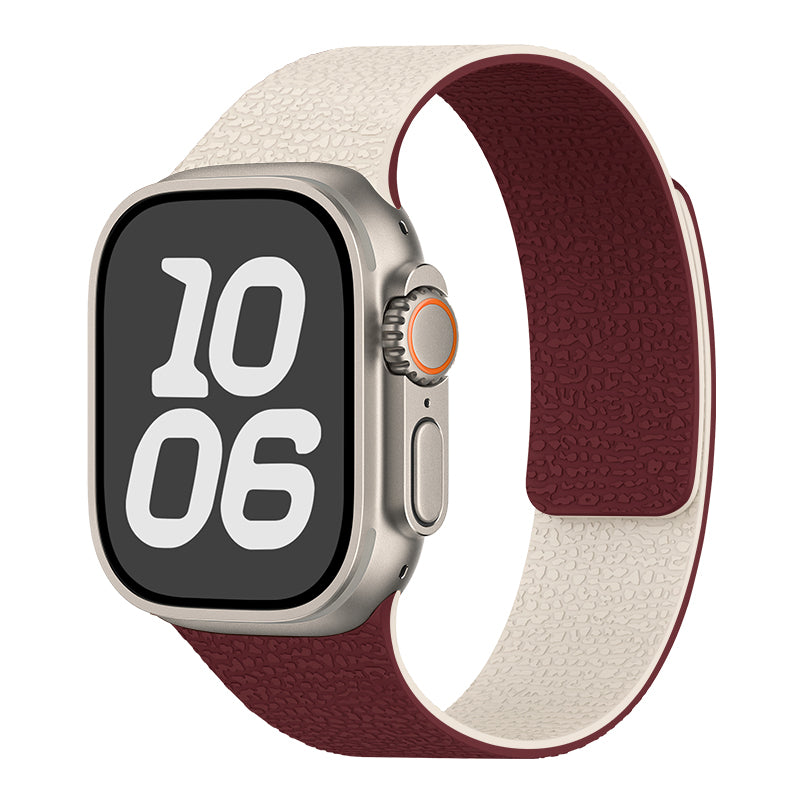 Texture Design-Magnetic Silicone Strap for Apple Watch