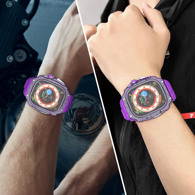 FS91 Luxury Translucent Smartwatch Case for Apple Watch Ultra-49mm