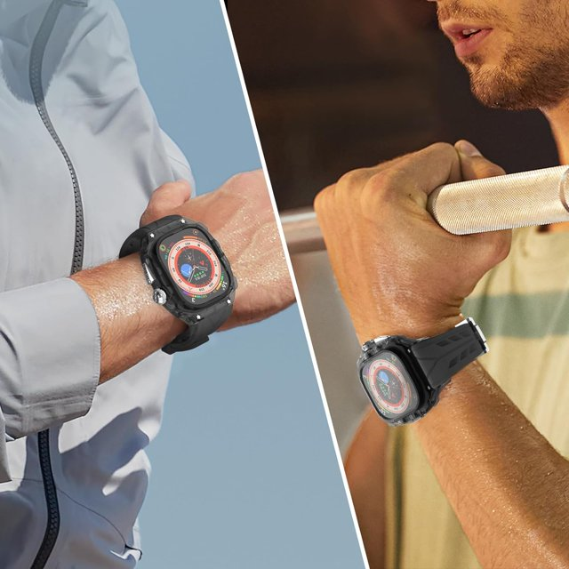 FS91 Luxury Translucent Smartwatch Case for Apple Watch Ultra-49mm