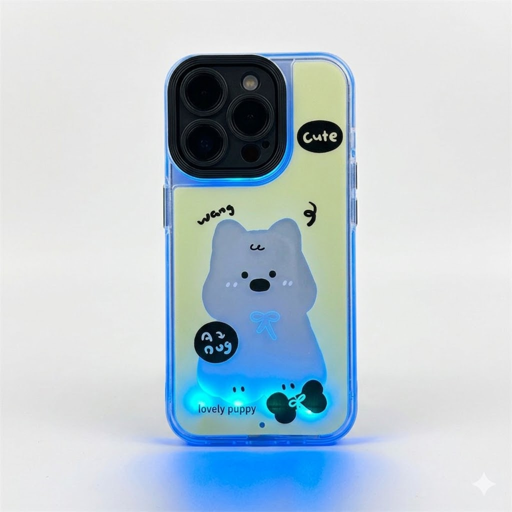 Light-Up Cute Pet Phone Case for iPhone