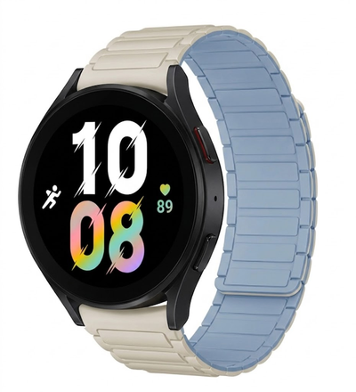 Sports Silicone Magnetic Band For Samsung Galaxy Watch/Ultra2/ Ultra/9/8/7/6/5/4