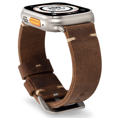 Vintage Leather Apple Watch Strap