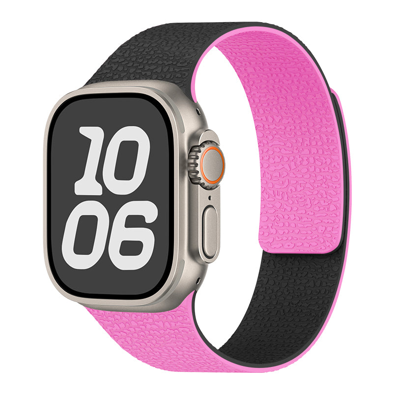 Texture Design-Magnetic Silicone Strap for Apple Watch