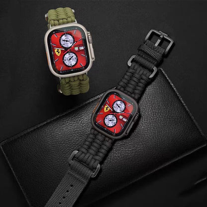 Outdoor Nylon Woven Watchband For Apple Watch