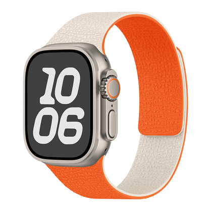 Texture Design-Magnetic Silicone Strap for Apple Watch