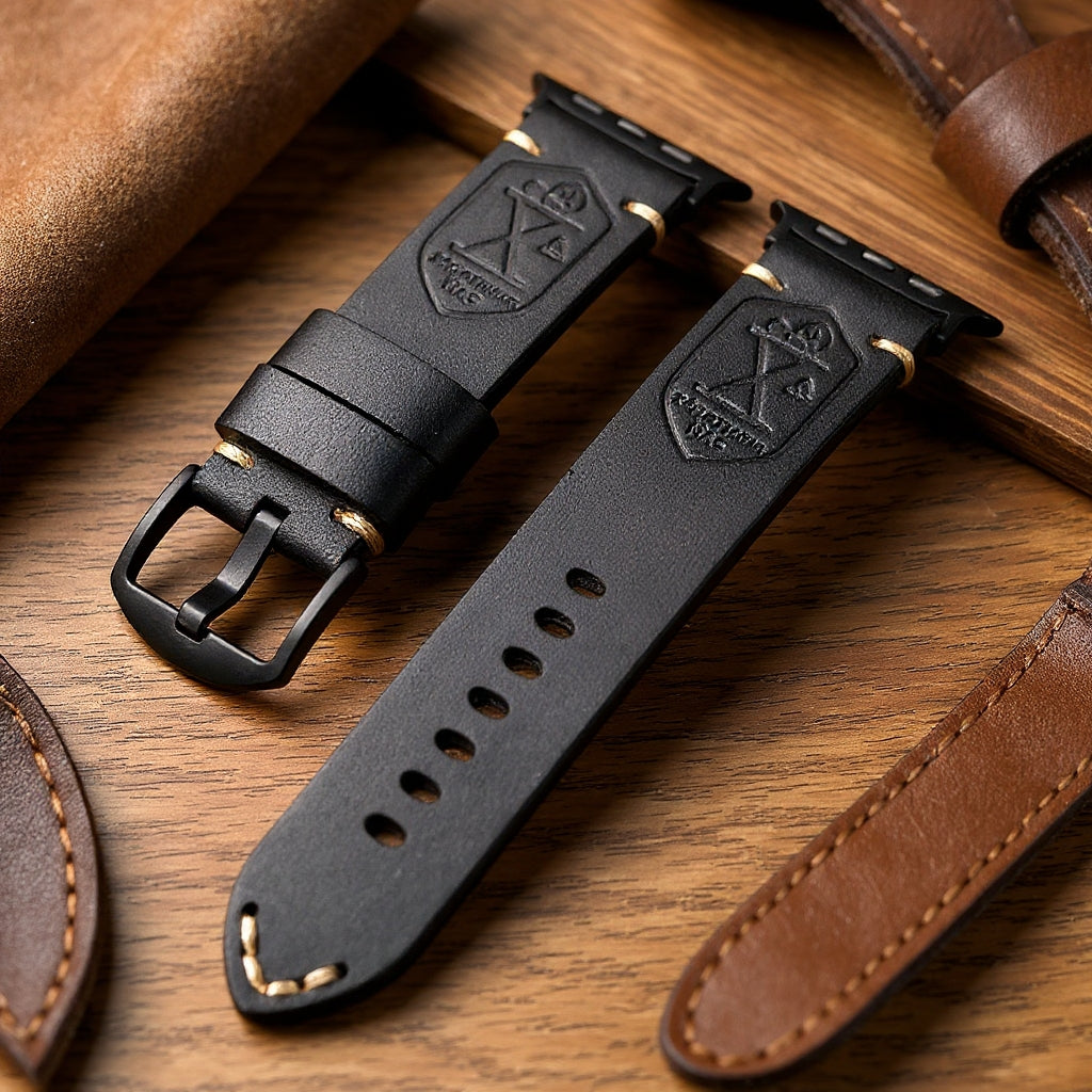 Vintage Leather Apple Watch Strap