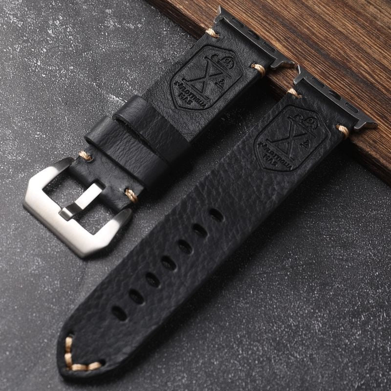 Vintage Leather Apple Watch Strap