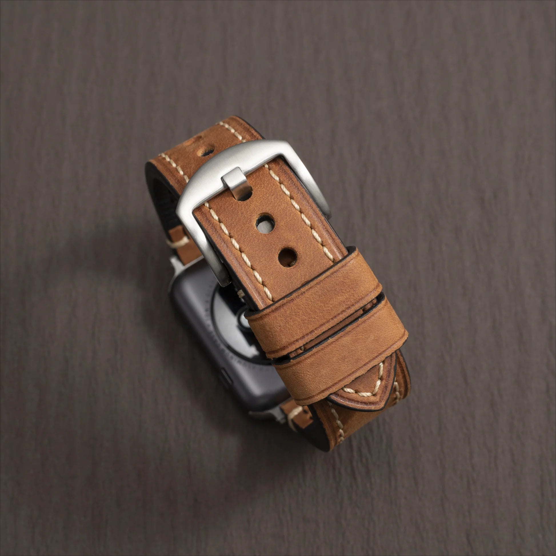 Premium Calf Leather Band for Apple Watch