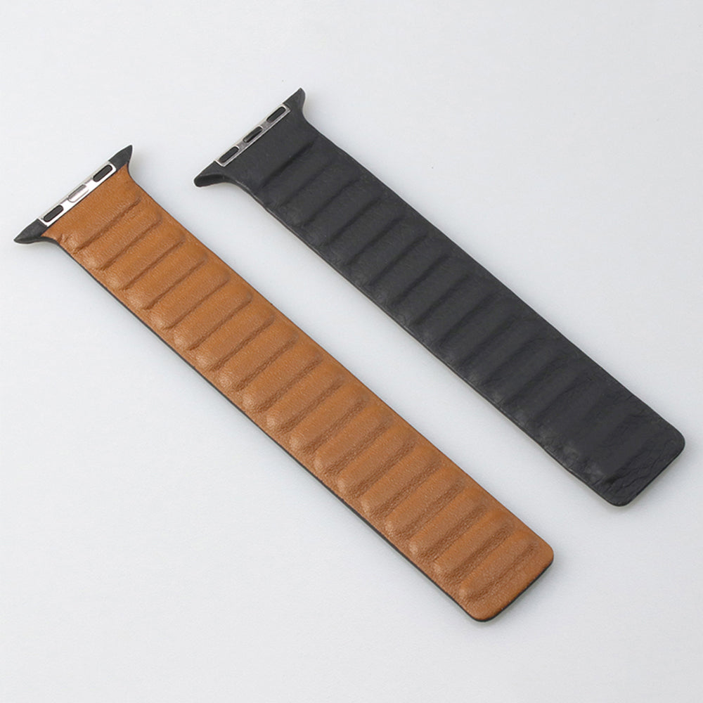 Magnetic Leather Link Band